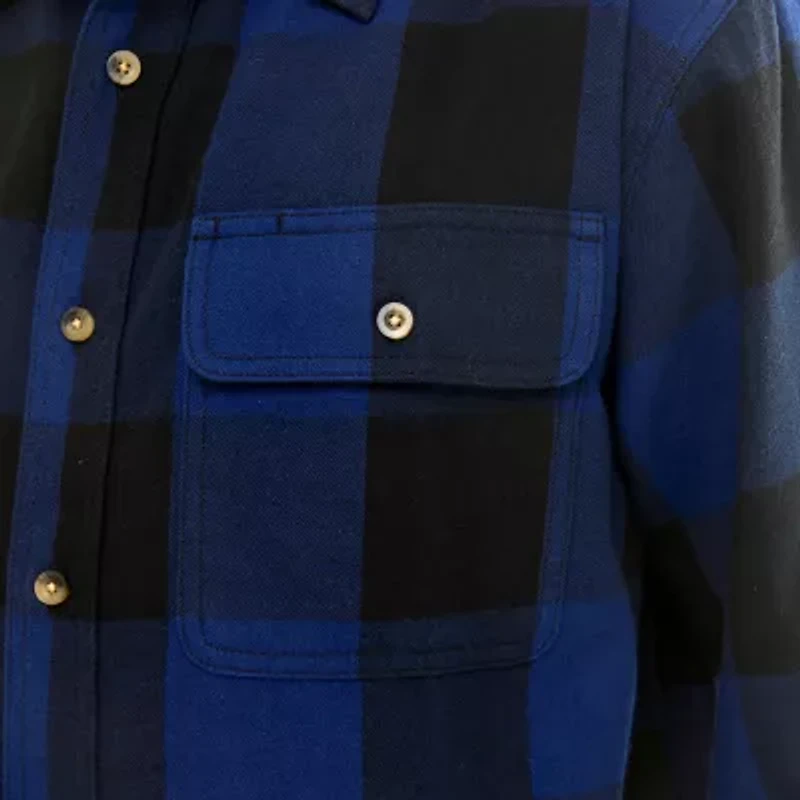 Hallstatt® Mens Long Sleeve Regular Fit Flannel Shirt