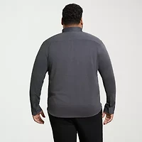 Van Heusen Performance Knit Mens Long Sleeve Regular Fit Stretch Fabric Big and Tall Button-Down Shirt