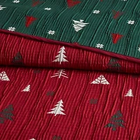 Woolrich Madison Park Holly Christmas Printed Quilt Set 3-pc. Easy Care