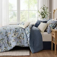 Madison Park Isadora Vintage Floral 7-pc. Reversible Comforter Set