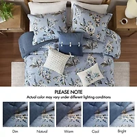 Madison Park Isadora Vintage Floral 7-pc. Reversible Comforter Set