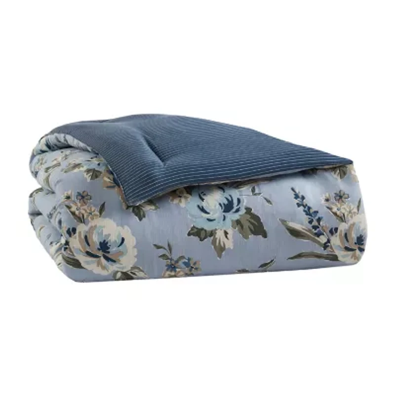 Madison Park Isadora Vintage Floral 7-pc. Reversible Comforter Set