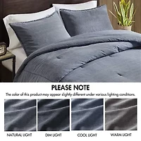 Woolrich Mckenzie Twill Washed Comforter Set Easy Care