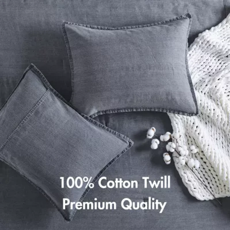 Woolrich Mckenzie Twill Washed Comforter Set Easy Care