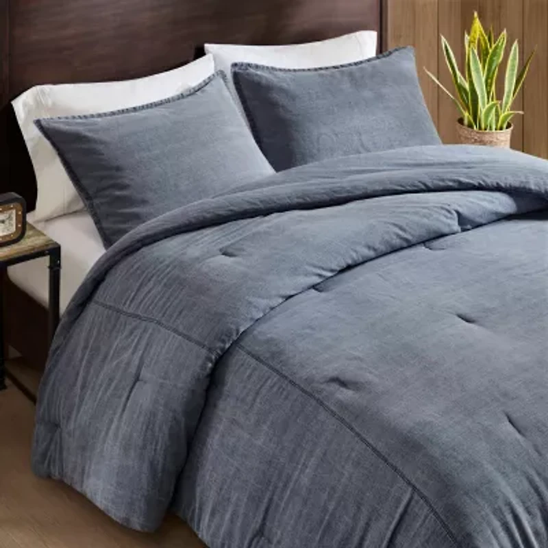 Woolrich Mckenzie Twill Washed Comforter Set Easy Care