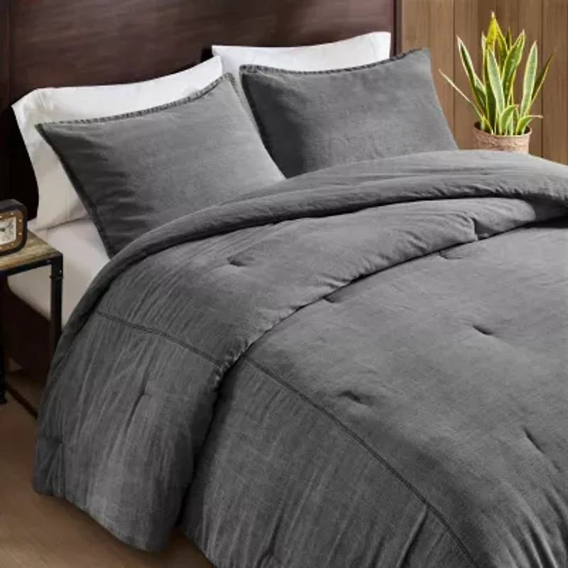 Woolrich Mckenzie Cotton Twill Washed Comforter Set