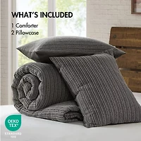 Woolrich Waffle Washed 3-pc. Easy Care Comforter Set