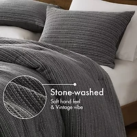 Woolrich Waffle Washed 3-pc. Easy Care Comforter Set