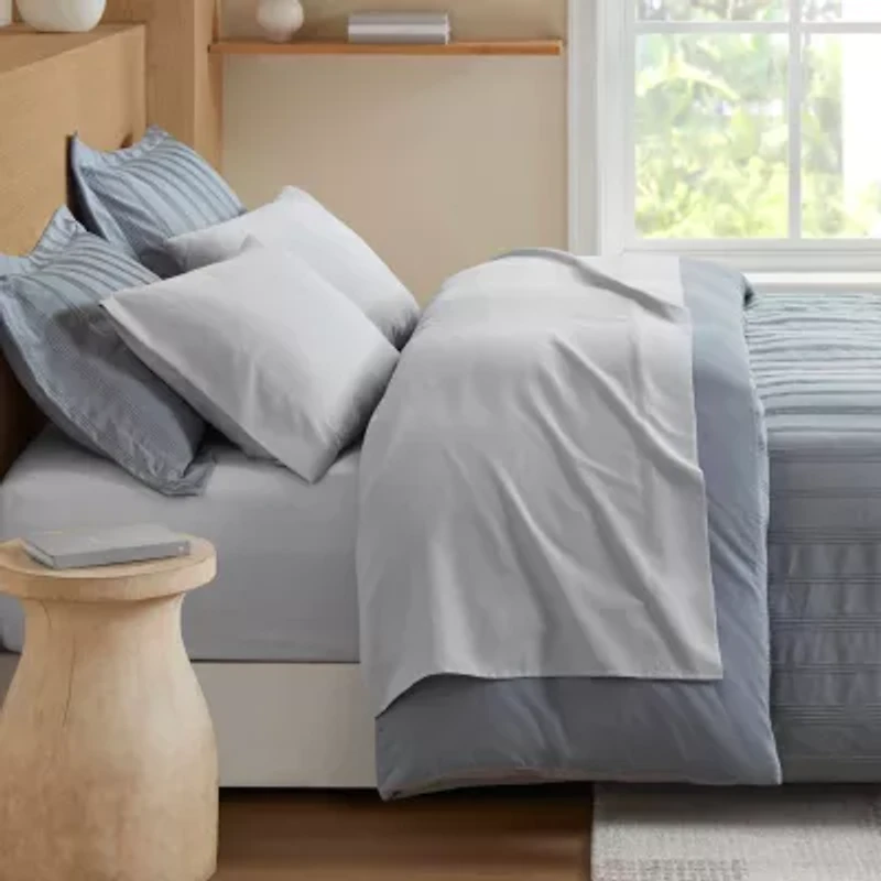 510 Design Logan Woven Striped Duvet Set Cover