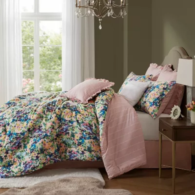 Madison Park Amira 8-pc. Floral Reversible Comforter Set