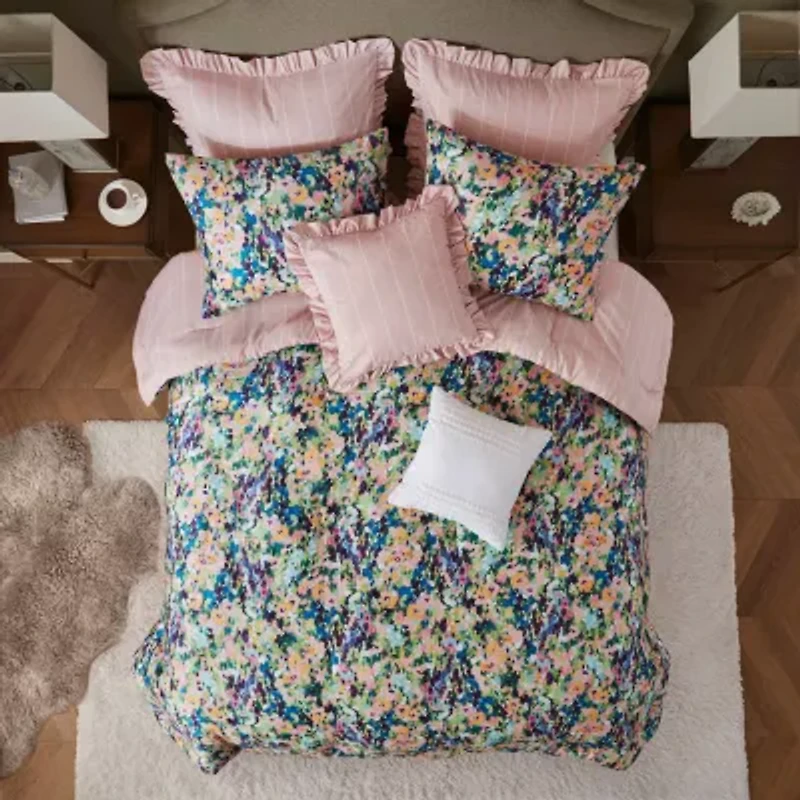 Madison Park Amira 8-Piece Comforter Set 8-pc. Reversible Easy Care