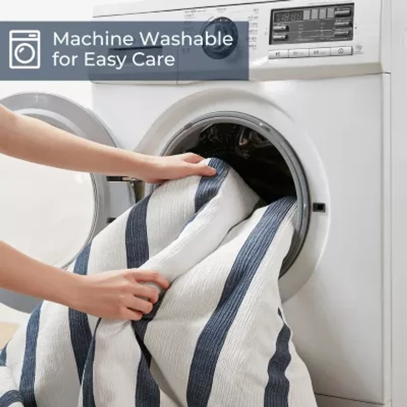 510 Design Merritt Yarn-Dyed Striped Easy Care Comforter Set