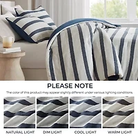 510 Design Merritt Yarn-Dyed Striped Easy Care Comforter Set