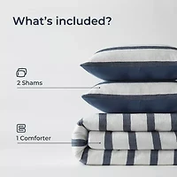 510 Design Merritt Yarn-Dyed Striped Easy Care Comforter Set