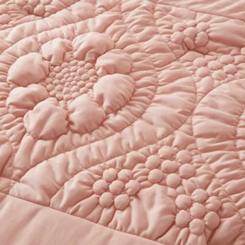 Madison Park Amelie Puffy Floral Easy Care Comforter Set