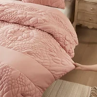 Madison Park Amelie Puffy Floral Easy Care Comforter Set