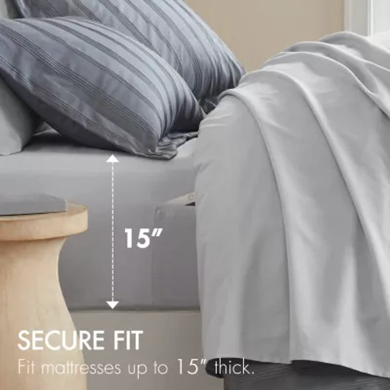 510 Design Logan Woven Striped Easy Care Comforter Set