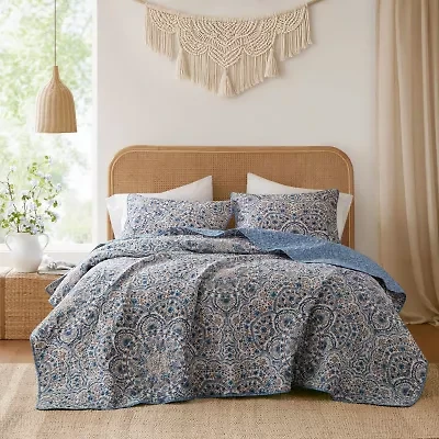 Madison Park 510 Design Valerie Boho Floral Reversible Quilt