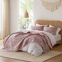 510 Design Valerie Boho Floral Reversible Quilt Set