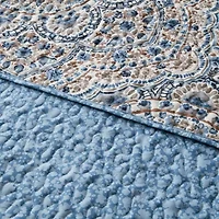 Madison Park 510 Design Valerie Boho Floral Reversible Quilt