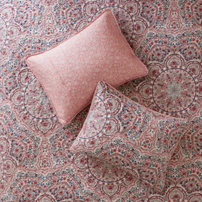 510 Design Valerie Boho Floral Reversible Quilt Set