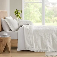 Madison Park Esme Floral Tufting Chenille 3-pc. Easy Care Bedspread Set