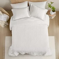 Madison Park Esme Floral Tufting Chenille 3-pc. Easy Care Bedspread Set