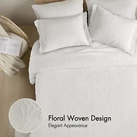 Madison Park Esme Floral Tufting Chenille 3-pc. Easy Care Bedspread Set