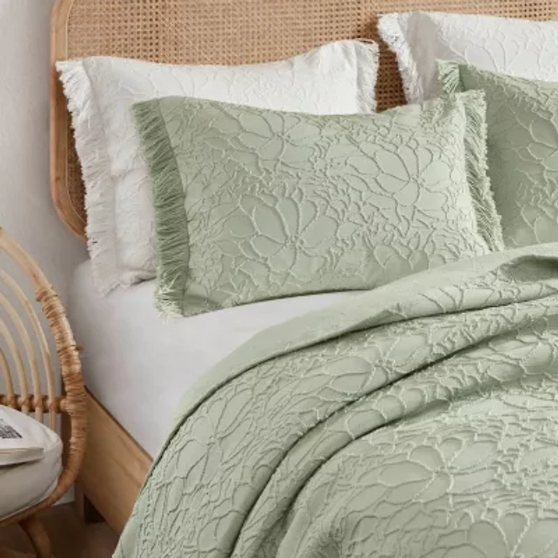 Woolrich Madison Park Esme Floral Tufting Chenille 3-pc. Easy Care Bedspread Set