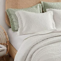 Madison Park Esme Floral Tufting Chenille 3-pc. Easy Care Bedspread Set