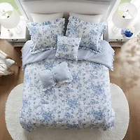 Madison Park Essentials Colette Comforter Set With Decorative Pillows Reversible Easy Care