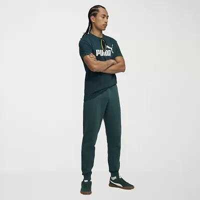 PUMA Essential Mens Drawstring Waist Regular Fit Fleece Active Jogger Pant