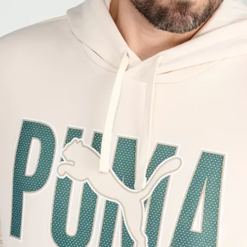 PUMA Mens Long Sleeve Fleece Active Hoodie