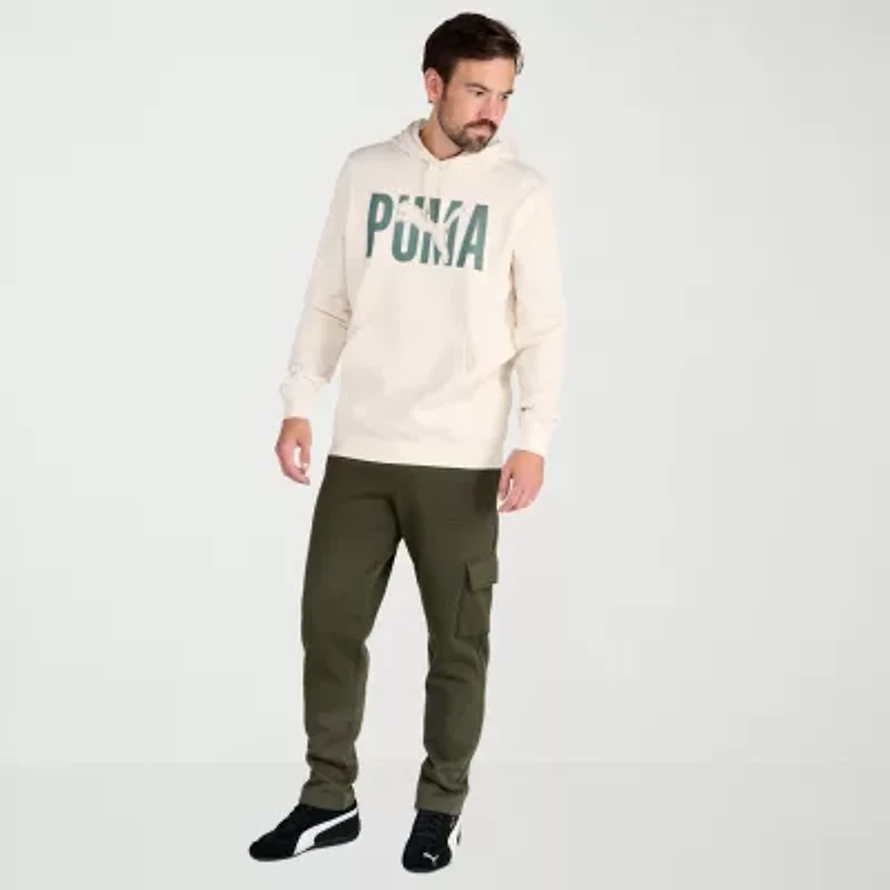 PUMA Mens Long Sleeve Fleece Active Hoodie