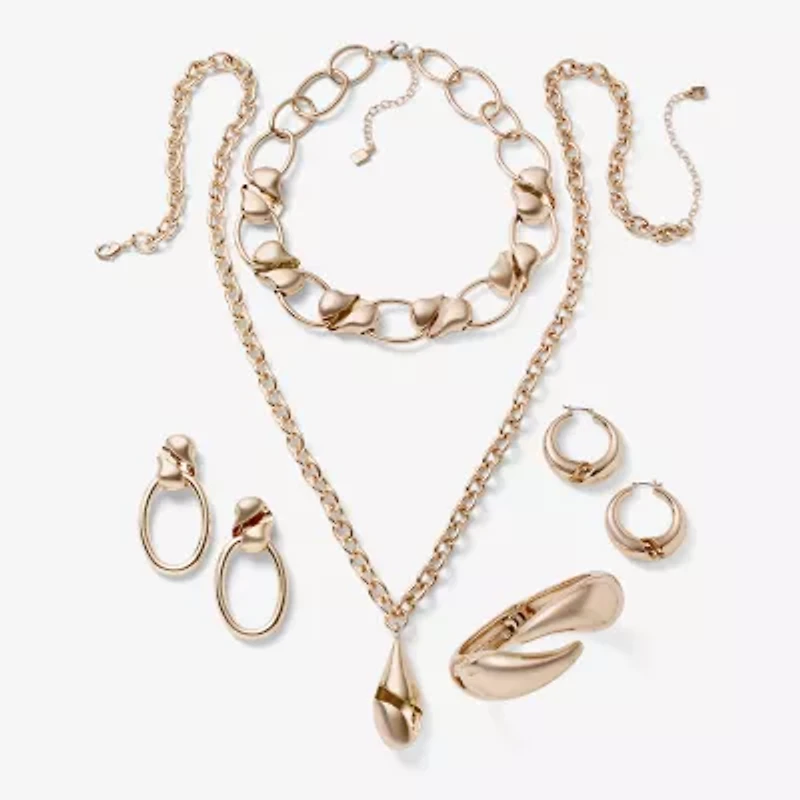 Worthington Gold Tone Womens Drop Earrings