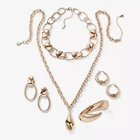 Worthington Gold Tone Womens Drop Earrings
