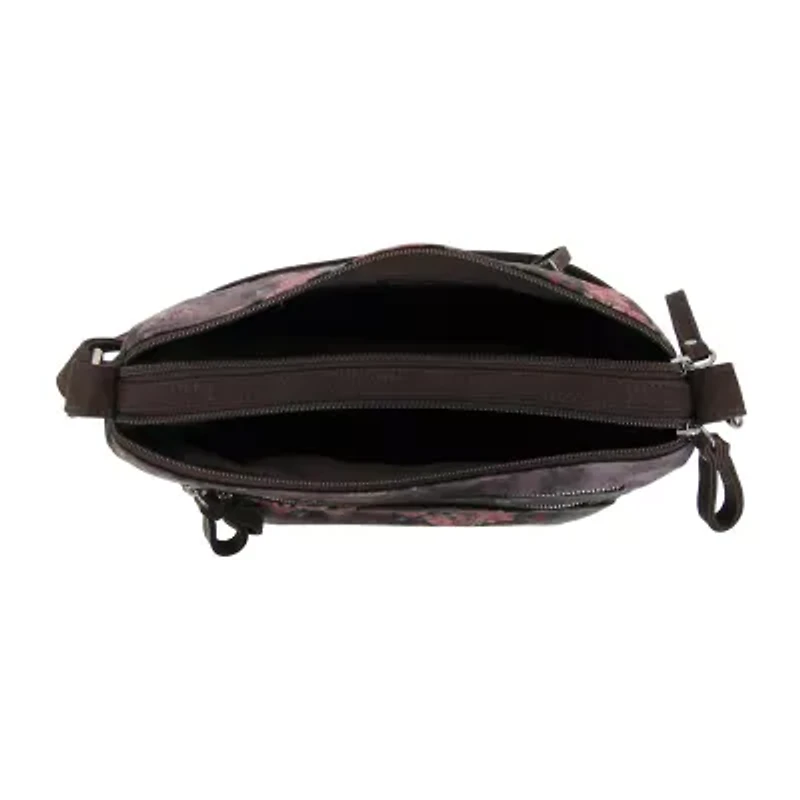 Bueno of California Medium Double Zip Crossbody Bag