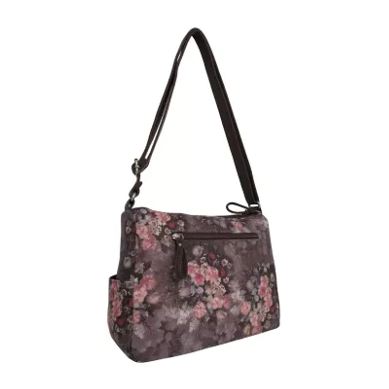 Bueno of California Medium Double Zip Crossbody Bag