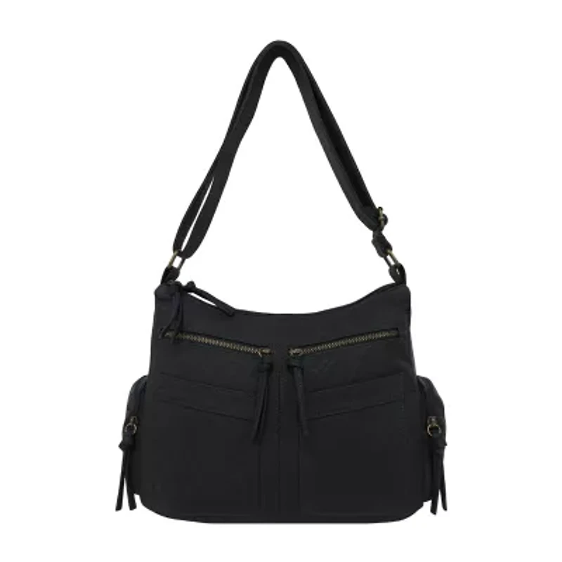 Bueno of California Top Zip Large Crossbody Bag