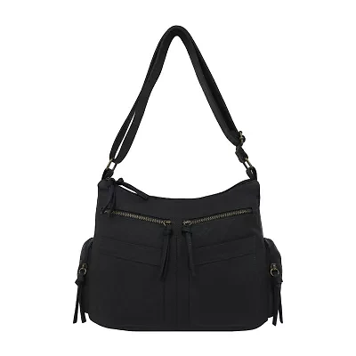 Bueno of California Top Zip Large Crossbody Bag