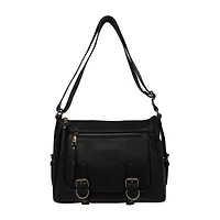 Bueno of California Glenhaven Buckle Front Crossbody Bag
