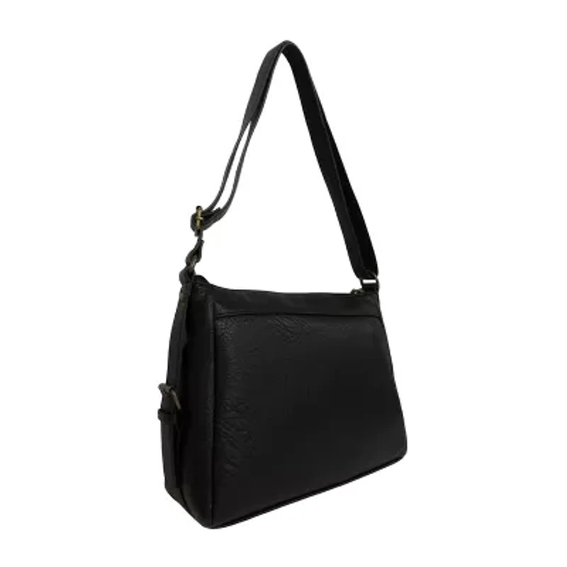 Bueno of California Glenhaven Buckle Front Crossbody Bag