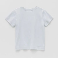 Okie Dokie Baby Boys Round Neck Short Sleeve Regular Fit Graphic T-Shirt