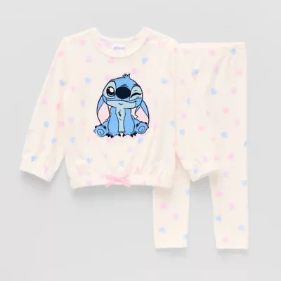 Happy Threads Toddler Girls Lilo & Stitch 2-pc. Pant Set