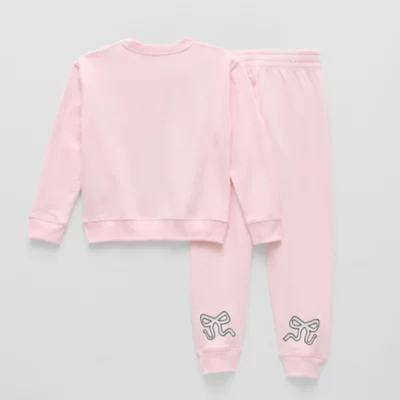 Disney Collection Little & Big Kid Girls Stitch 2-pc. Pant Set