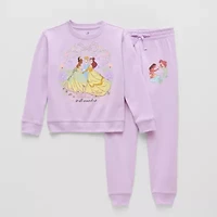 Disney Collection Little & Big Kid Girls Princess 2-pc. Pant Set