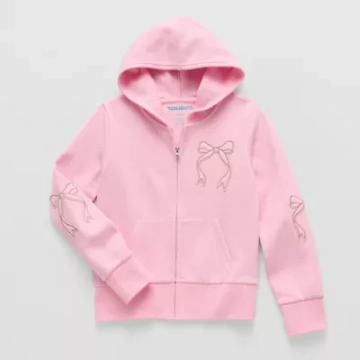 Thereabouts Little & Big Kid Girls Long Sleeve Fleece Zipper Hoodie