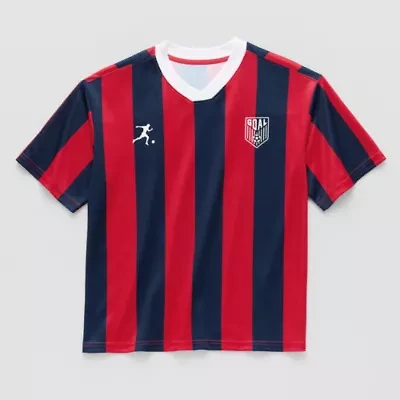 Xersion Little & Big Kid Boys Crew Neck Short Sleeve Jersey