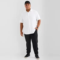 Stylus Mens Short Sleeve Regular Fit Big and Tall Button-Down Shirt