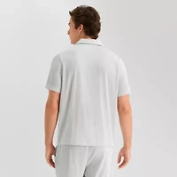 Stylus Mens Short Sleeve Button-Down Shirt